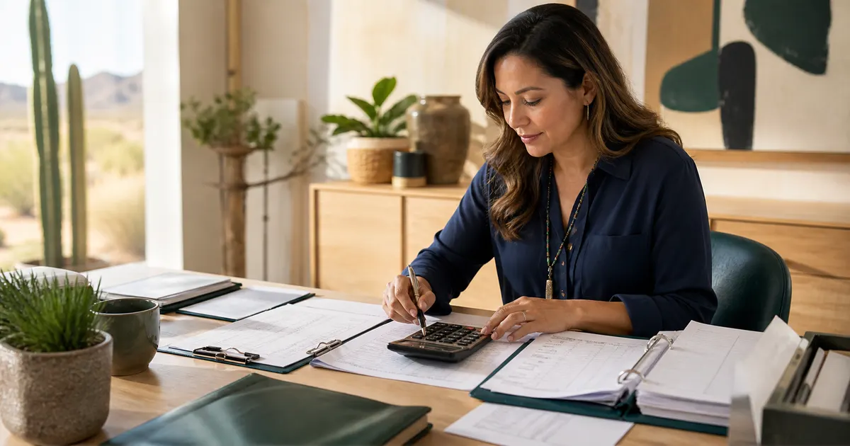 ESA provider matching a Arizona ESA invoice, approved amount, remittance, fee and bank deposit