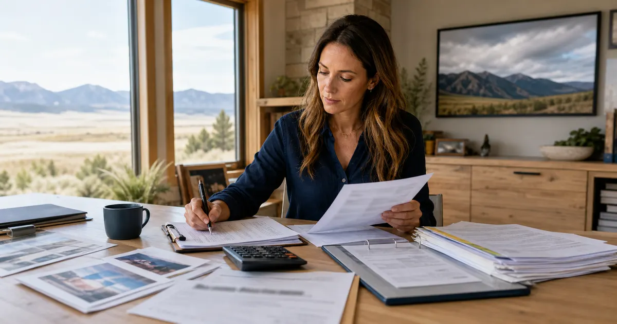 ESA provider assembling an itemized Wyoming ESA invoice with service, order and fulfillment records